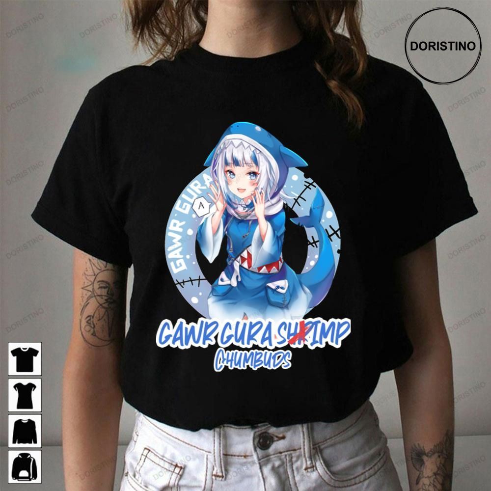 En Gawr Gura Simp Hololive Awesome Shirts